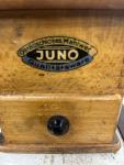 Juno Vintage German Wood Coffee Grinder