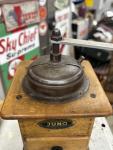 Juno Vintage German Wood Coffee Grinder