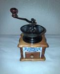 Blue and White Porcelain Hand Coffee Grinder