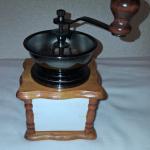 Blue and White Porcelain Hand Coffee Grinder