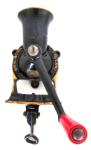 Cast Iron Coffee Grinder with Red Handle
