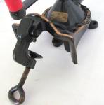 Cast Iron Coffee Grinder with Red Handle