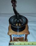 Blue and White Porcelain Hand Coffee Grinder