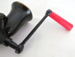 Cast Iron Coffee Grinder with Red Handle