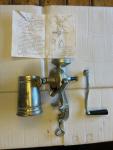Vintage Romanian Manual Coffee Grinder from 1980s