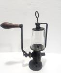 Vintage Wall Mount Coffee Grinder with Glass Cup