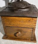 Retro Hand Crank Coffee Grinder - Metal & Wood