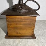 Retro Hand Crank Coffee Grinder - Metal & Wood