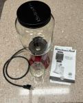 KitchenAid A-9 Red Coffee Grinder with Glass Measure