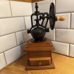 Rustic Cast Iron Hand Crank Coffee Grinder