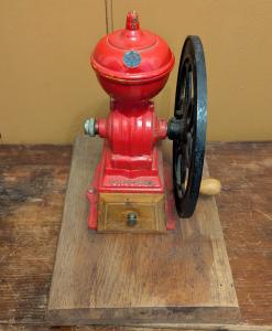 Vintage Cast Iron Coffee Grinder from Spain