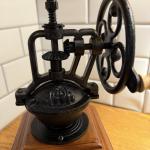Rustic Cast Iron Hand Crank Coffee Grinder