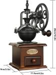 Vintage Handheld Wooden Coffee Grinder