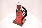 Vintage Red Manual Cast Iron Coffee Grinder