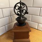 Rustic Cast Iron Hand Crank Coffee Grinder