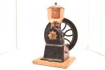 Vintage Red Cast Iron Manual Coffee Grinder 11
