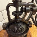 Rustic Cast Iron Hand Crank Coffee Grinder