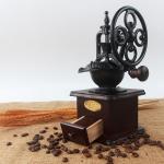 Vintage Handheld Wooden Coffee Grinder