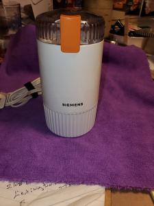 Siemens Vintage Coffee Grinder with Instructions