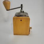 Hand Crank Coffee Bean Grinder with Wood Drawer