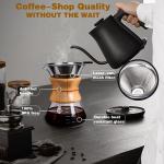800ml Coffee Maker with Stainless Steel Filter