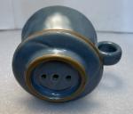 Blue Ceramic Pour Over Coffee Dripper with Holes