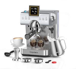 Empstorm 20 Bar Espresso Machine with Milk Frother