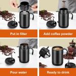 OARSE 16oz Pour Over Camping Coffee Maker Set