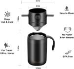 OARSE 16oz Pour Over Camping Coffee Maker Set