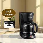 Nehilumn 12-Cup Drip Coffee Maker with Carafe