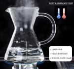 Pour Over Coffee Maker with Reusable Handle 400ML