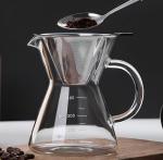 Pour Over Coffee Maker with Reusable Handle 400ML