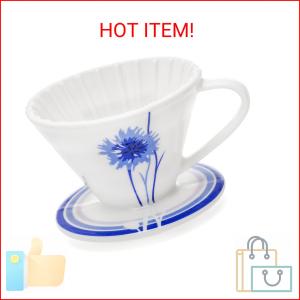 Blue Brew Ceramic Pour Over Coffee Dripper