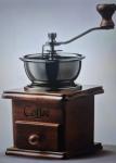 Vintage Manual Coffee Bean Grinder with Wooden Handle