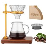 Pour Over Coffee Maker Set with Dripper and Filters