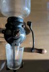 Vintage Crystal Cast Iron Coffee Grinder