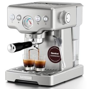 Neretva 15 Bar Espresso Machine with Milk Frother