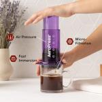 AeroPress Purple Coffee Maker - Brew Anywhere, Anytime