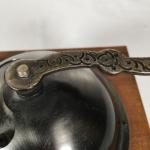 Retro Wooden Coffee Grinder with Crank and Drawer