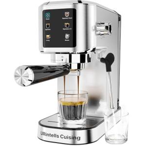20-Bar Touchscreen Espresso Machine with Milk Frother