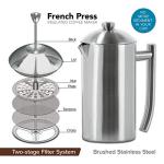 Frieling 23 Oz Double-Walled Stainless Steel French Press