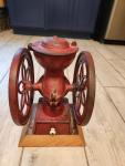 Vintage Cast Iron Double Wheel Coffee Grinder