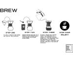 Apollo 3-Cup Pour Over Coffee Brewer