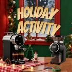 Electric Coffee Grinder with 30 Settings and Touchscreen