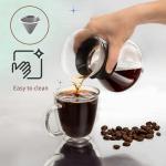 Mixpresso Pour Over Coffee Maker with Glass Carafe