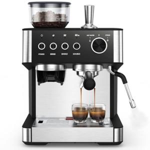 20 Bar Espresso Machine with Built-in Grinder and Frother