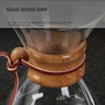 Heat-Resistant Borosilicate Glass Pour Over Coffee Maker
