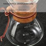 Heat-Resistant Borosilicate Glass Pour Over Coffee Maker