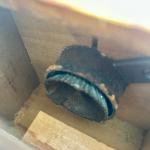 Antique Hand Crank Wooden Coffee Grinder