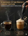 Bean Envy Handheld Milk Frother for Coffee